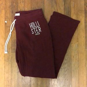 Hollister Maroon Sweatpants